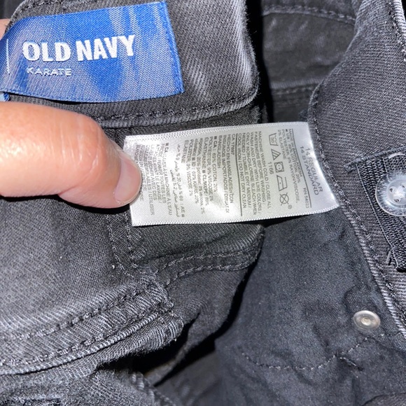 Old Navy Boys Karate Black Slim Fit Jeans - Picture 10 of 11